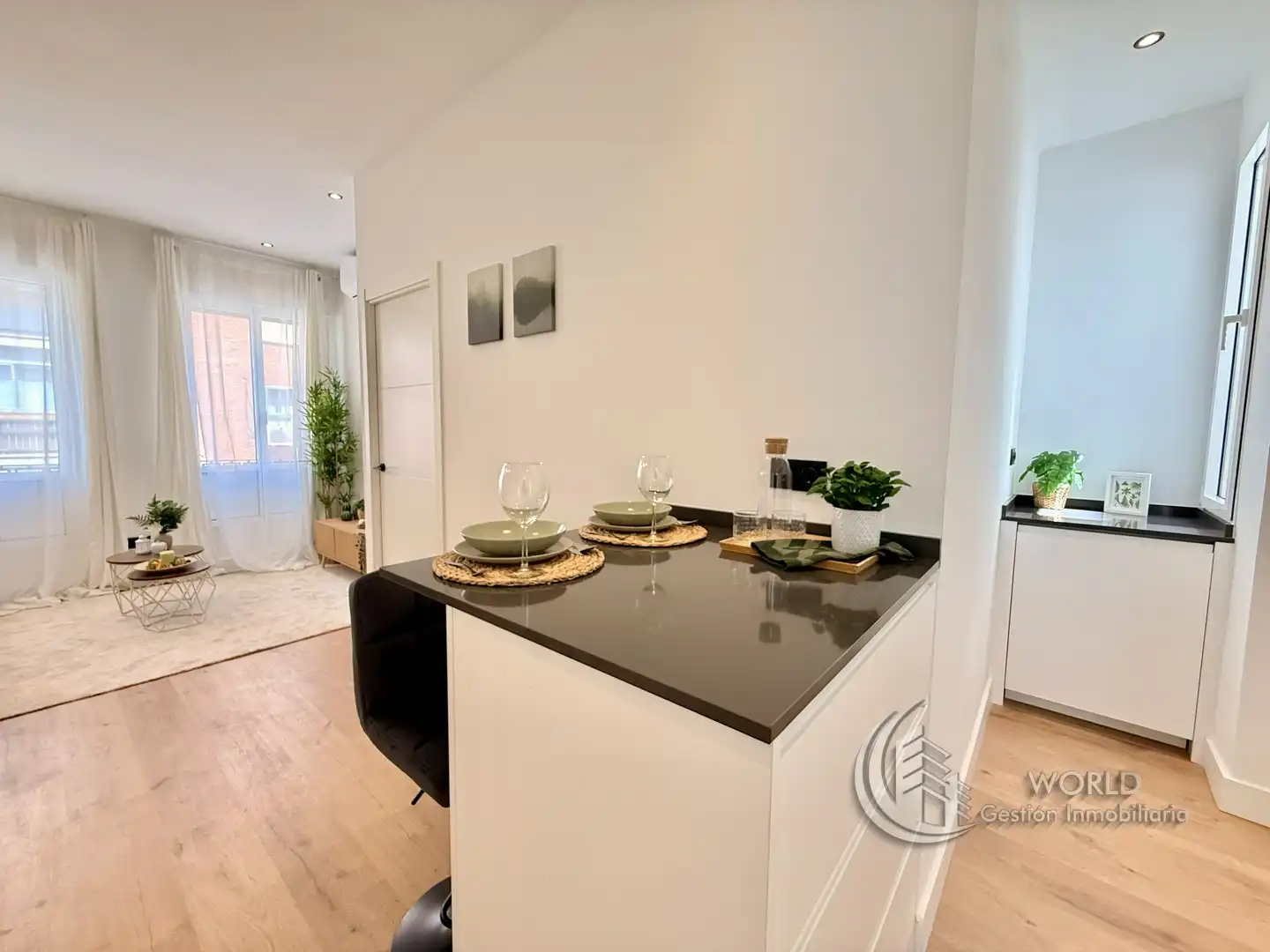 Kitchen of Flat for sale in Madrid  with Air Conditioner, Heating and Furnished