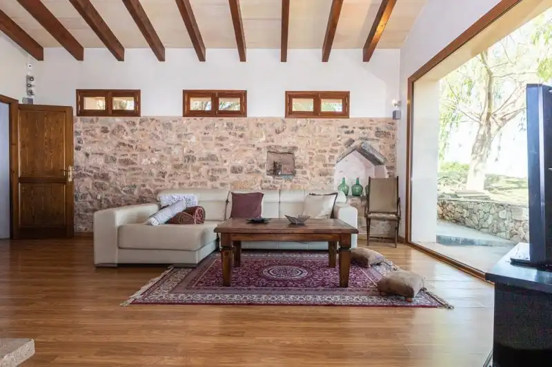 Living room of Country homes for sale in Manacor  with Private garden, Terrace and Swimming Pool