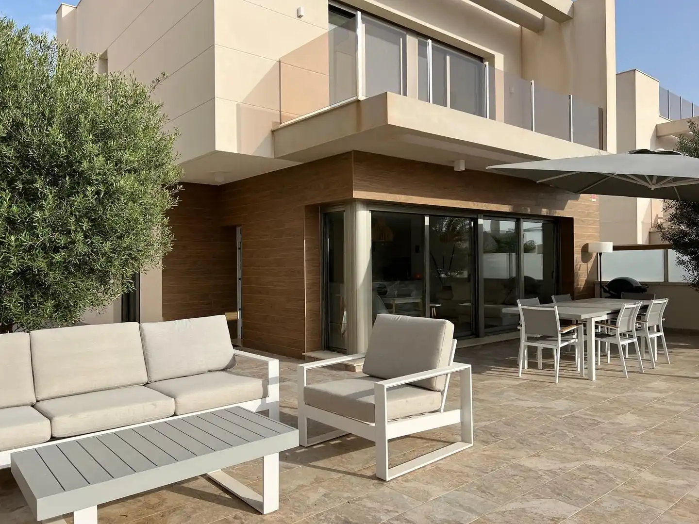 Terraza de Casa o chalet de alquiler en San Miguel de Salinas con Aire acondicionado, Calefacción y Jardín privado