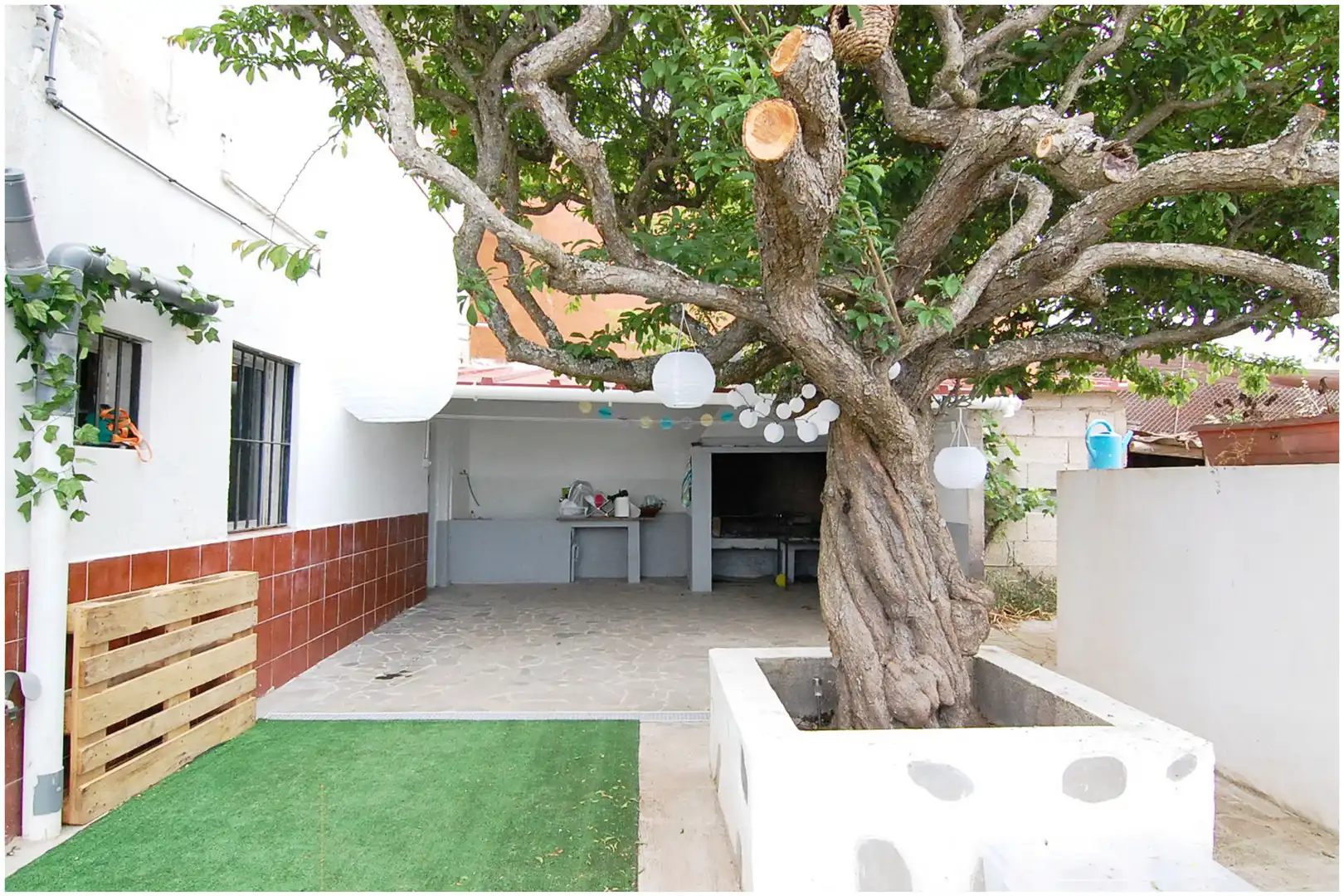 Terrassa de Casa o xalet en venda en El Rosario amb Calefacció, Jardí privat i Terrassa
