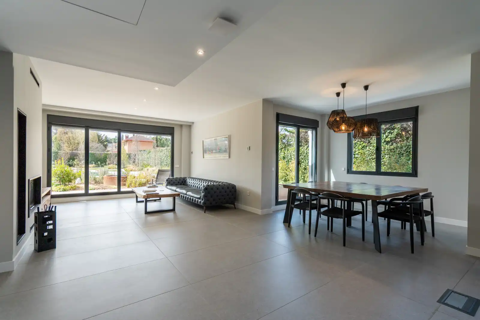 Dining room of Houses for sale in Villanueva de la Cañada  with Air Conditioner, Heating and Private garden