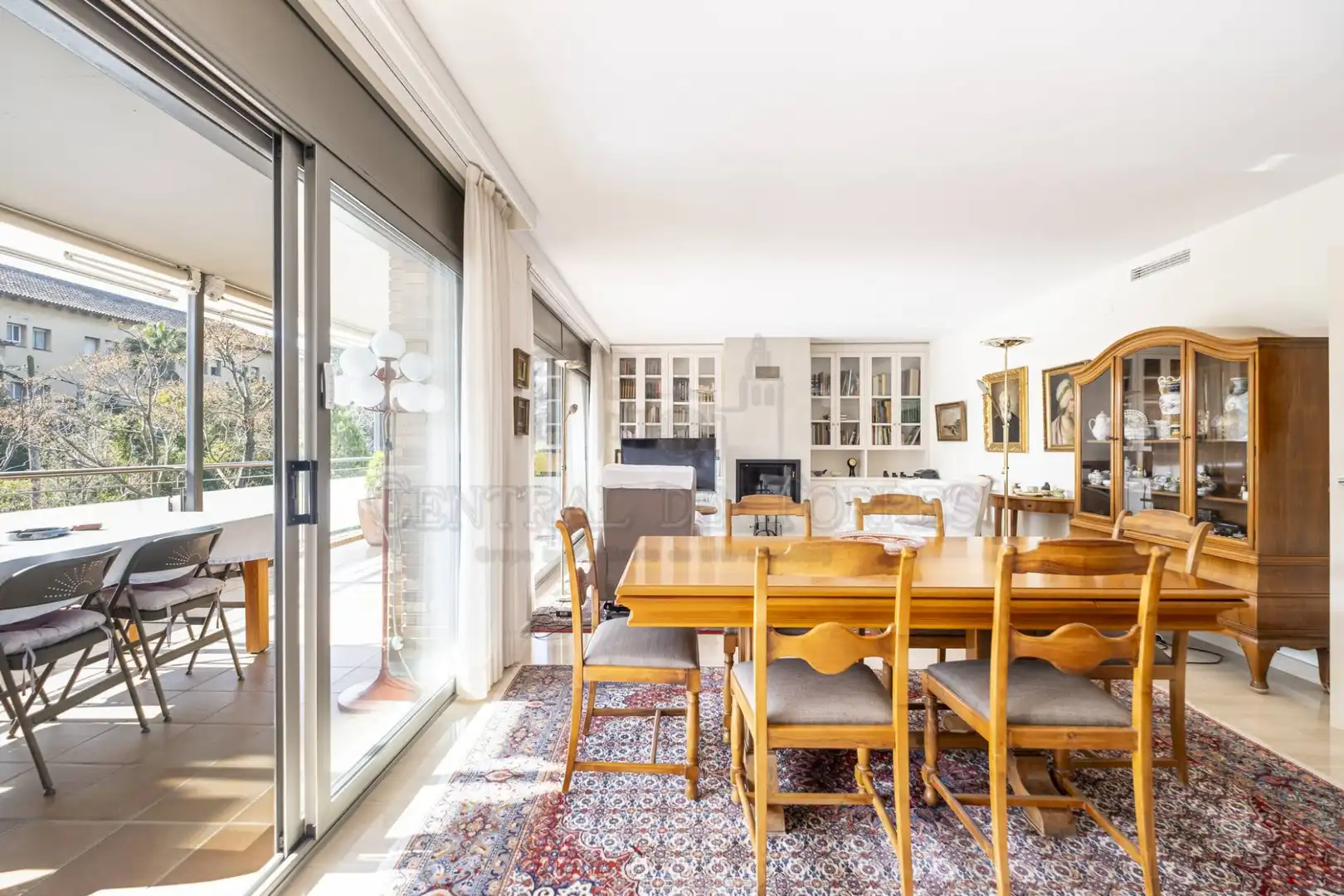 Dining room of Attic for sale in Sant Cugat del Vallès  with Air Conditioner, Heating and Terrace