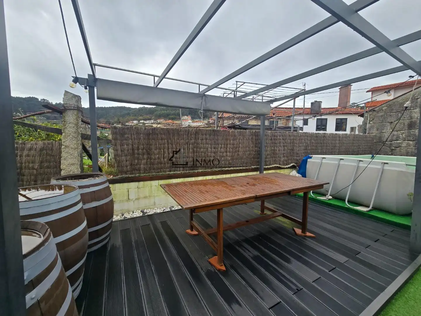 Terraza de Casa o chalet en venta en Poio con Jardín privado