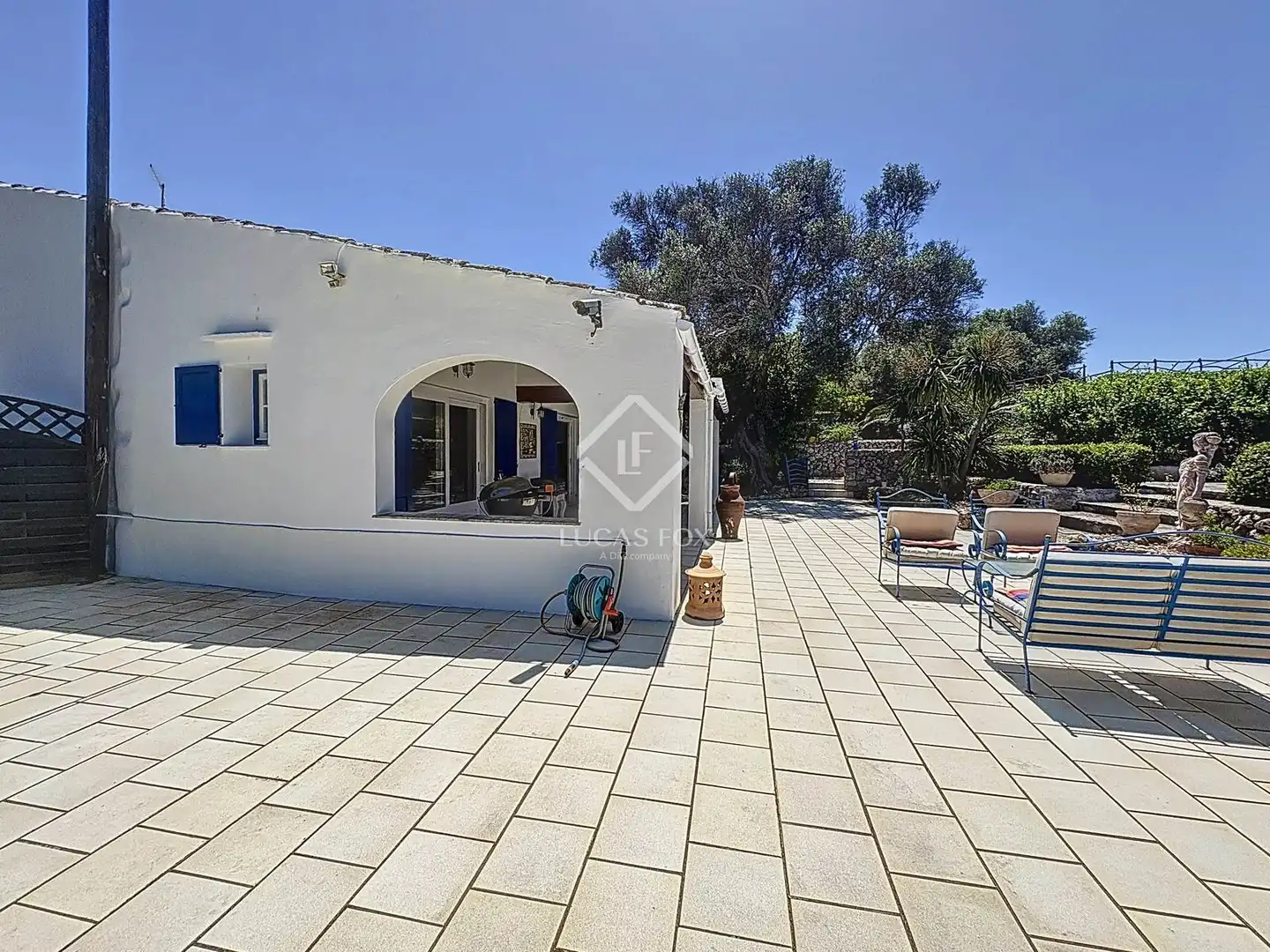 Vista exterior de Finca rústica en venta en Es Castell con Aire acondicionado, Calefacción y Jardín privado