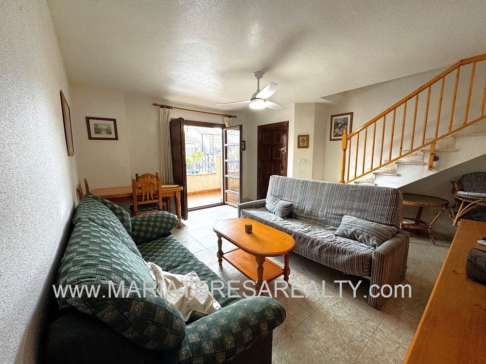 Living room of Flat for sale in Los Alcázares  with Terrace, Furnished and Oven