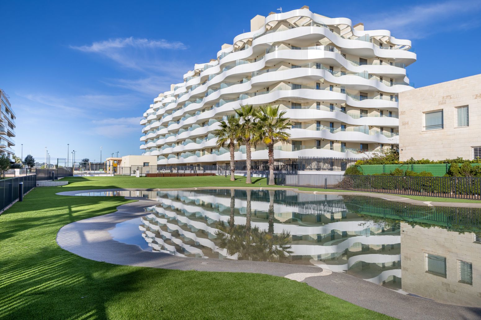 Exterior view of Flat for sale in El Puig de Santa Maria  with Air Conditioner, Heating and Private garden