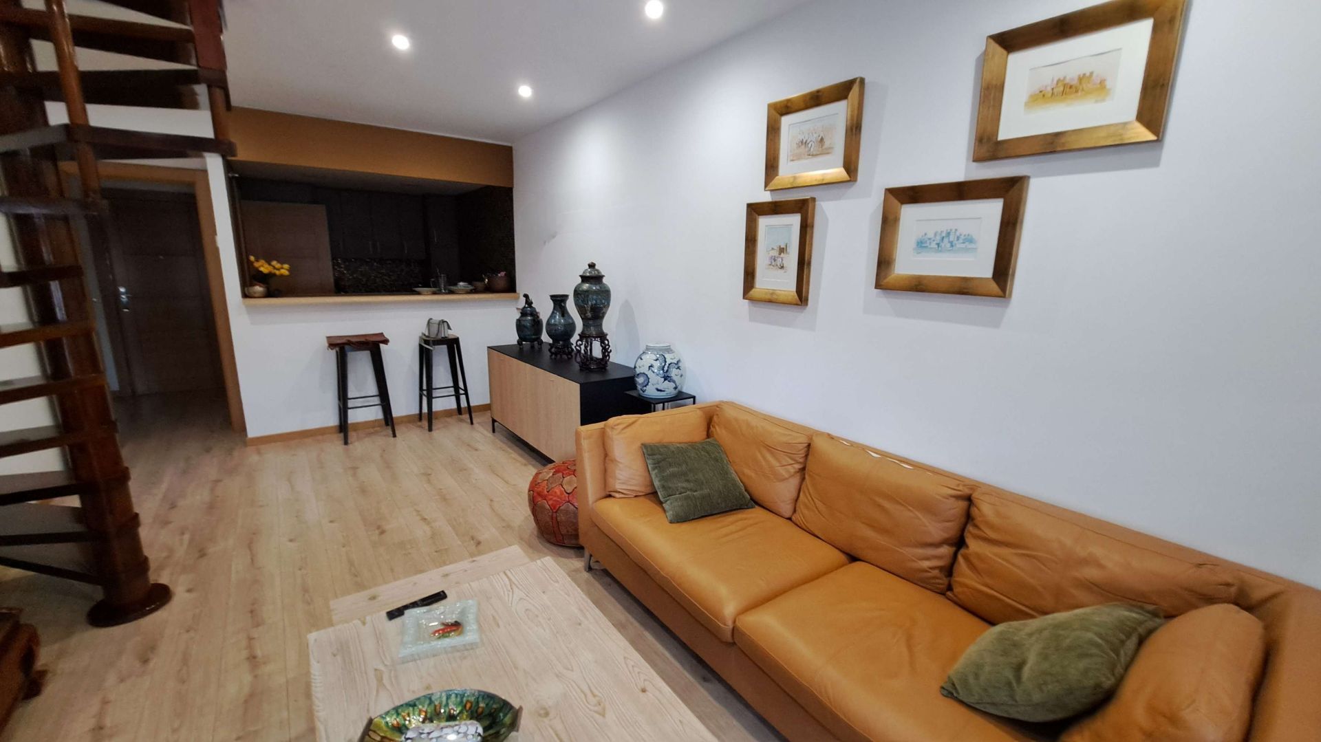 Living room of Flat for sale in  Zaragoza Capital  with Air Conditioner, Heating and Terrace
