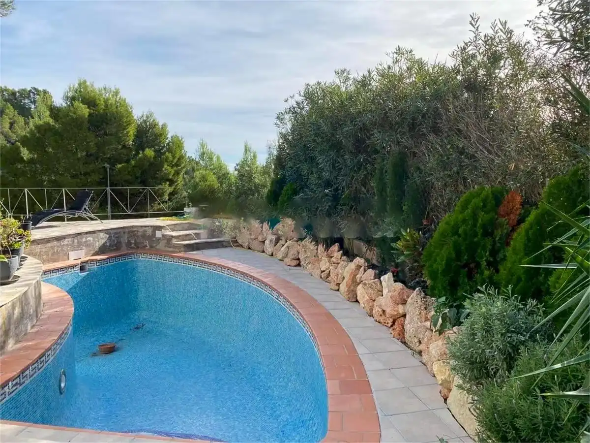 Piscina de Casa o xalet en venda en Callosa d'en Sarrià amb Aire condicionat, Jardí privat i Piscina