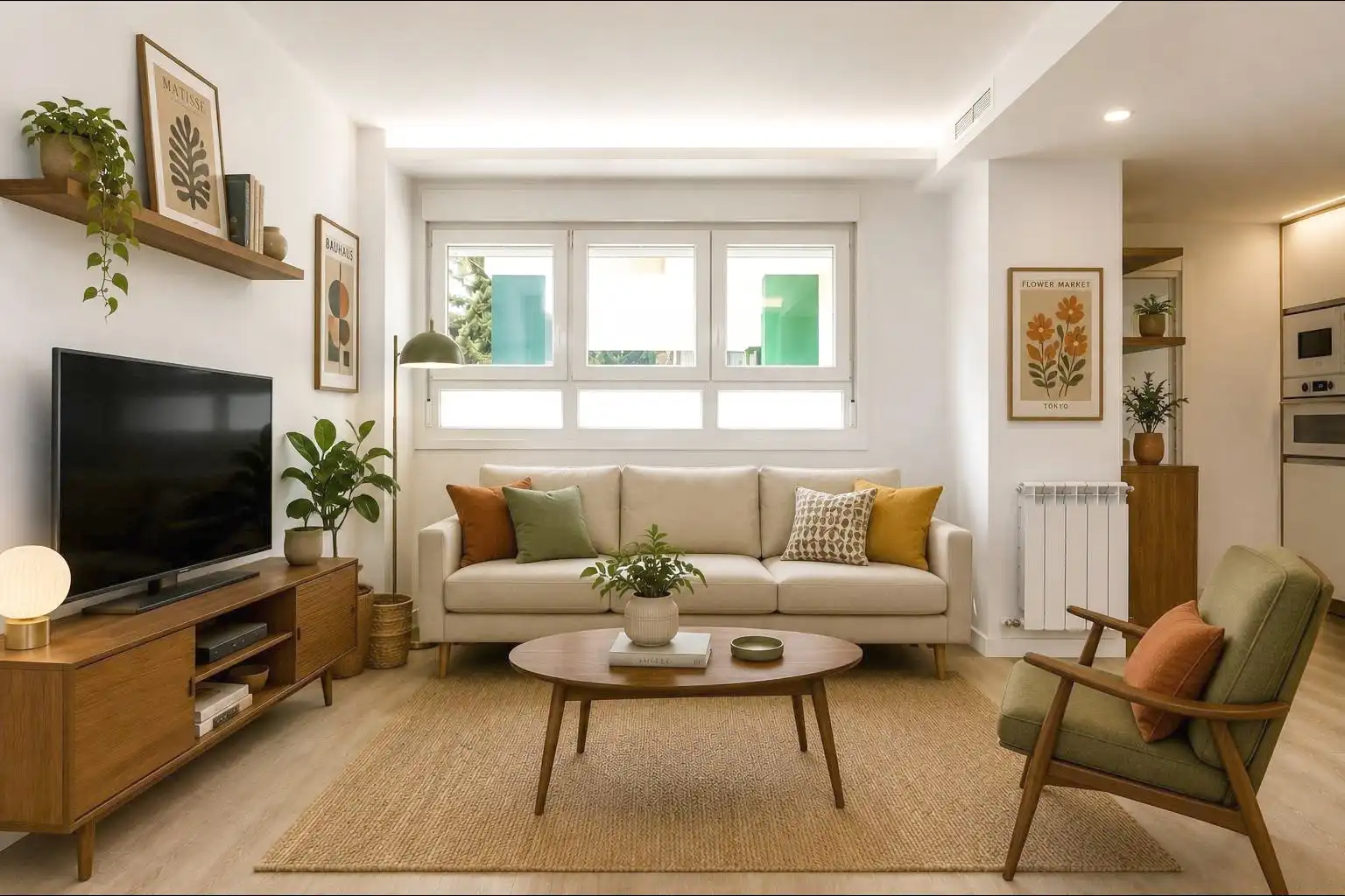 Sala de estar de Piso en venta en Zaragoza con Calefacción