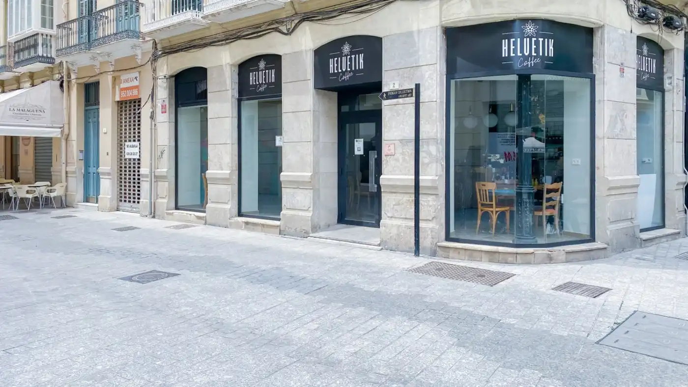 Exterior view of Flat for rent in Málaga  with Air Conditioner, Parquet flooring and Furnished