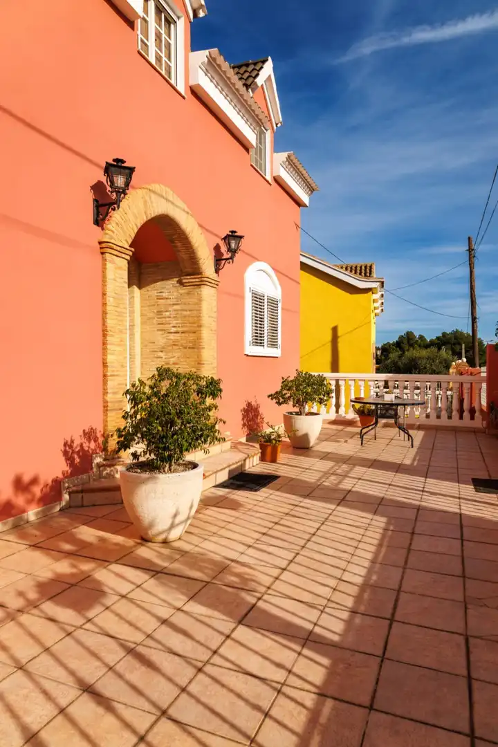Terraza de Casa o chalet en venta en Montroi / Montroy con Calefacción, Jardín privado y Terraza