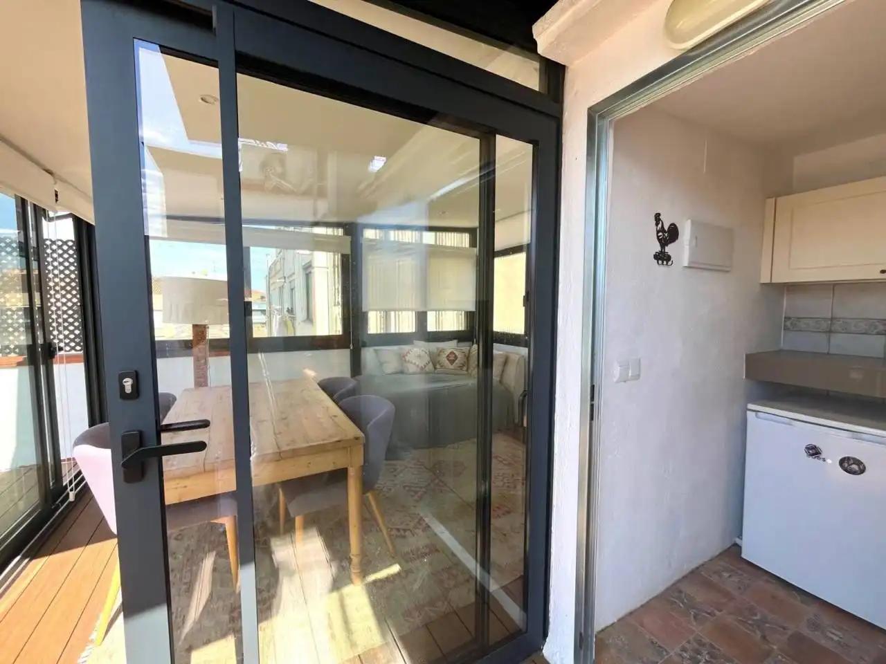 Terrace of Flat for sale in Girona  with Air Conditioner, Heating and Terrace