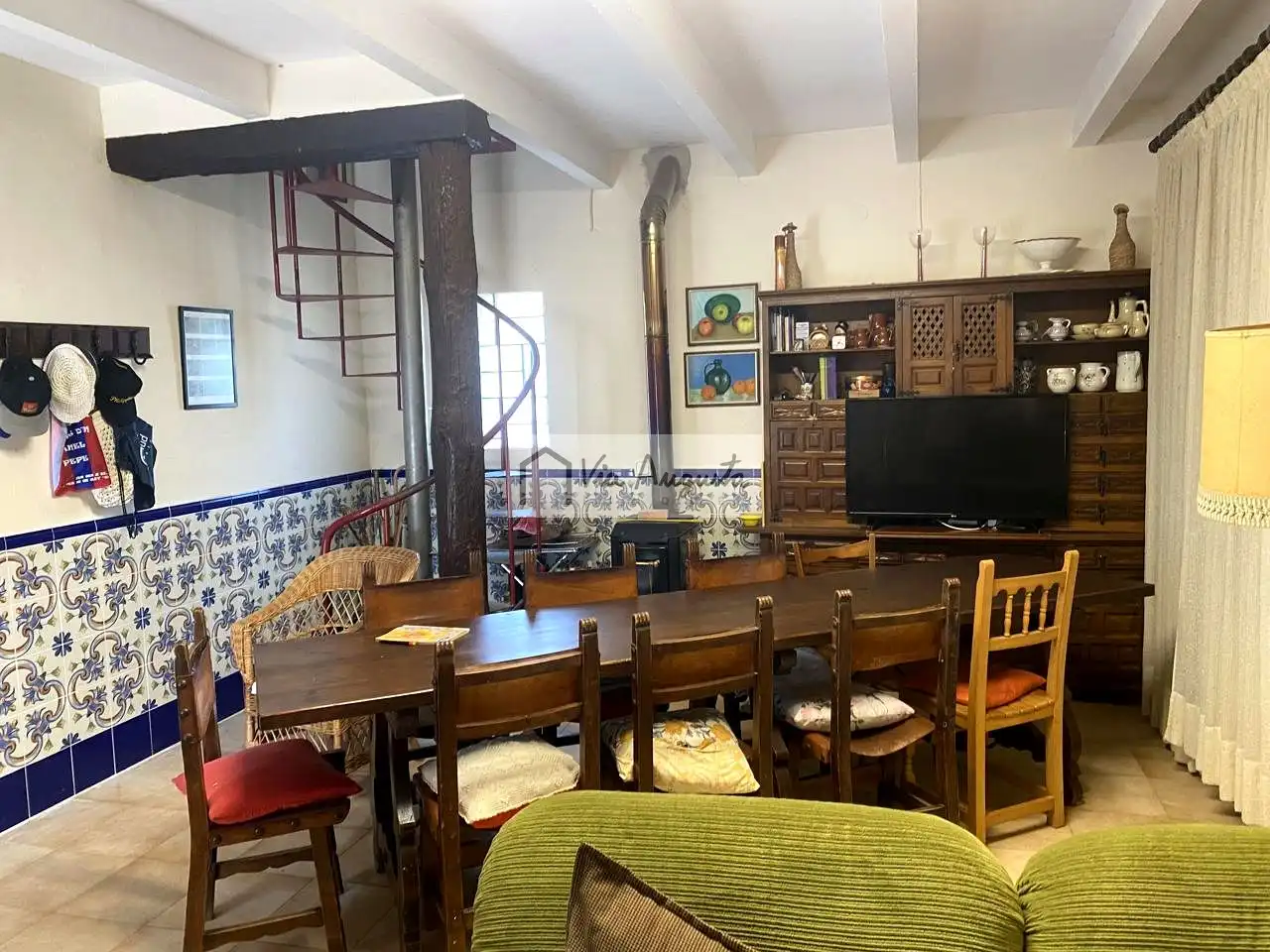 Comedor de Finca rústica en venta en Vandellòs i l'Hospitalet de l'Infant con Terraza, Trastero y Piscina