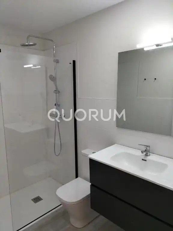 Baño de Piso de alquiler en Santurtzi  con Terraza y Amueblado
