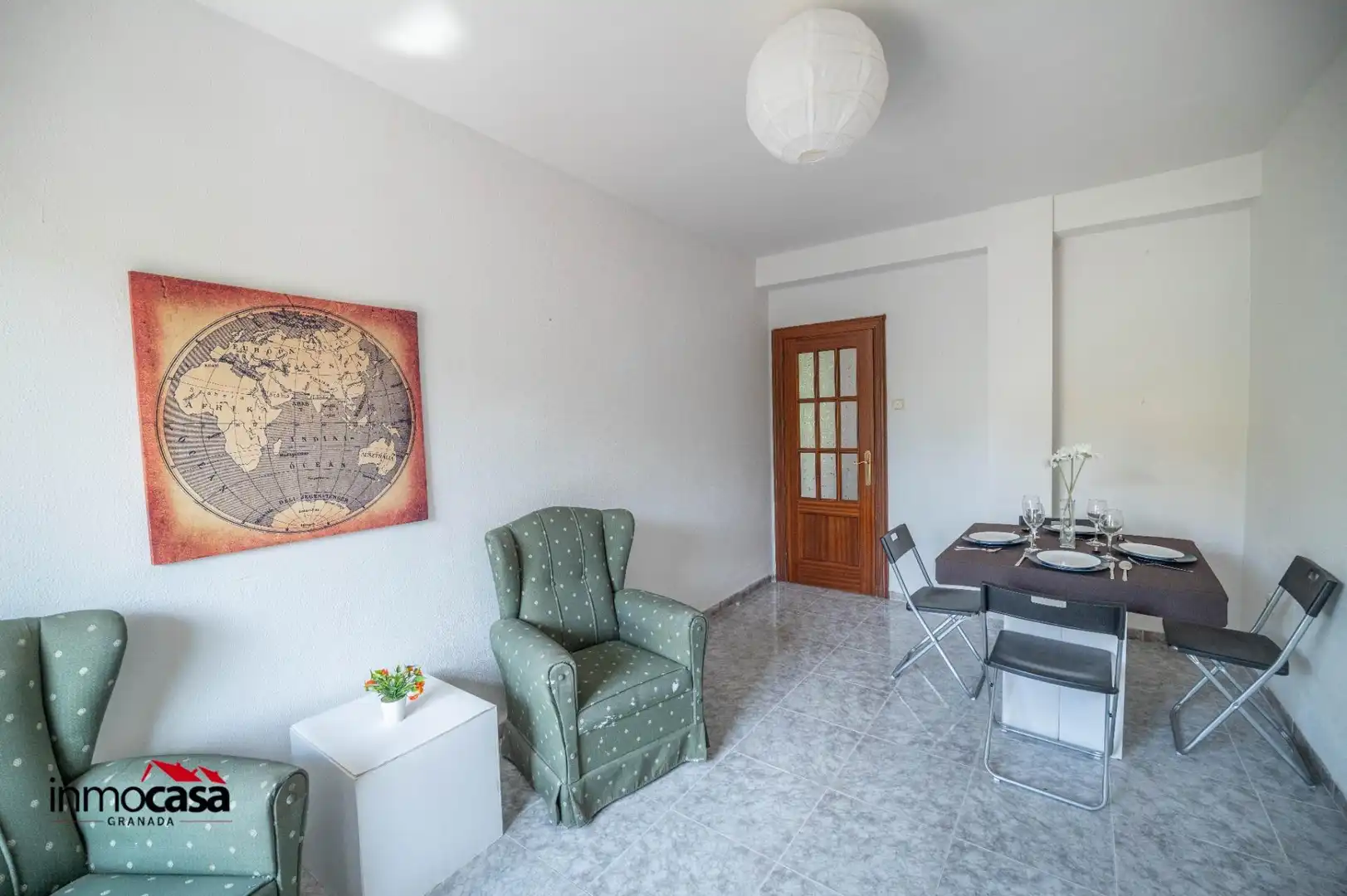 Sala d'estar de Pis en venda en Granada amb Jardí privat i Balcó