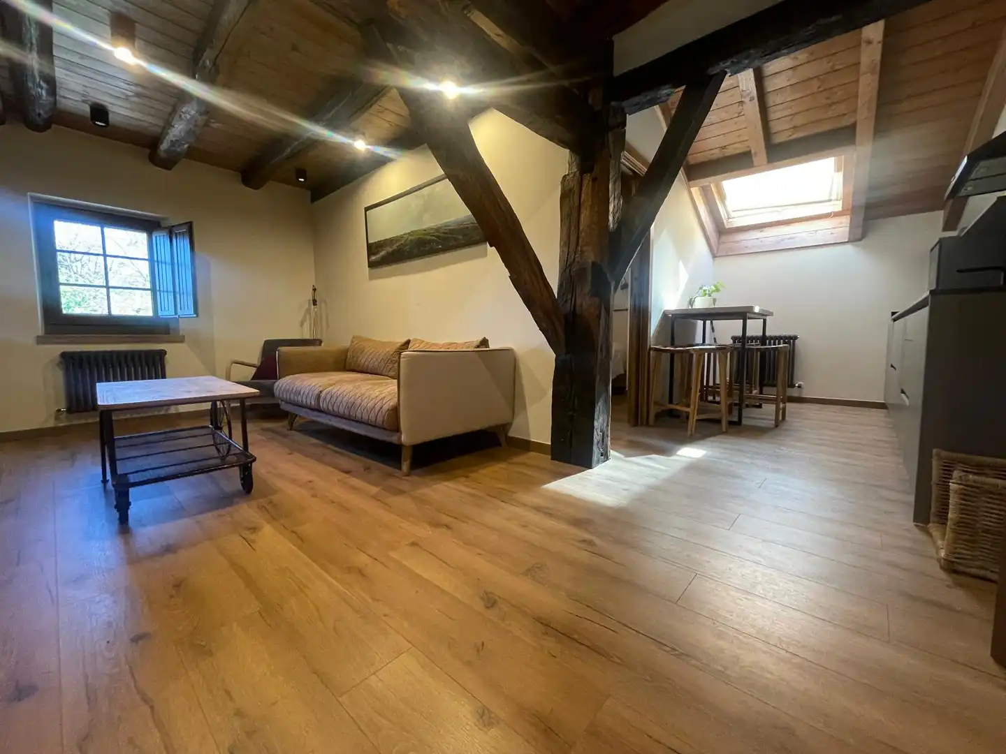 Sala de estar de Finca rústica en venta en Lekeitio con Aire acondicionado, Jardín privado y Parquet