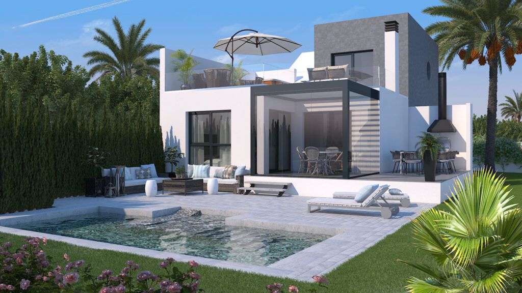 Jardí de Casa o xalet en venda en Sant Joan d'Alacant amb Aire condicionat, Calefacció i Jardí privat