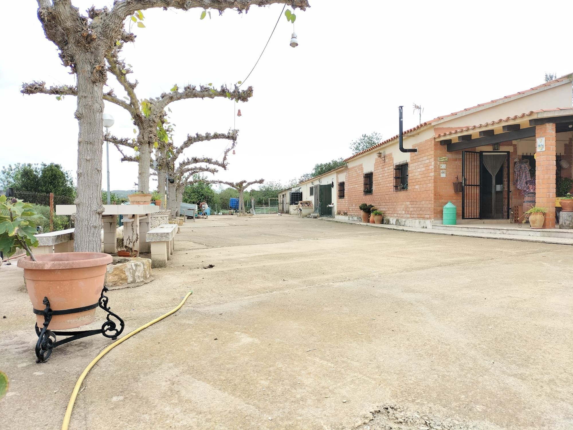 Exterior view of Country house for sale in La Riera de Gaià  with Storage room and Swimming Pool