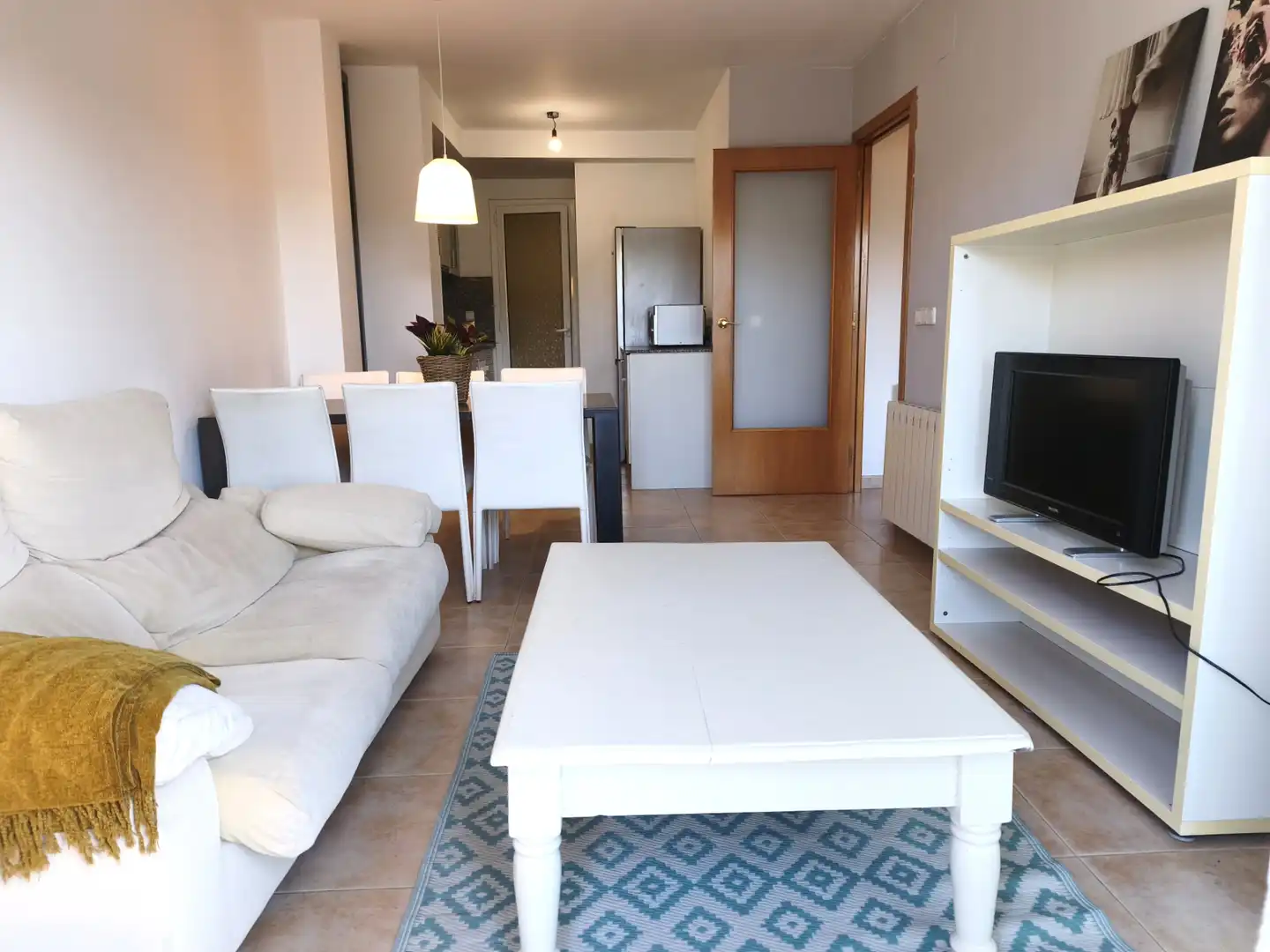 Sala d'estar de Pis en venda en Girona amb Calefacció i Terrassa