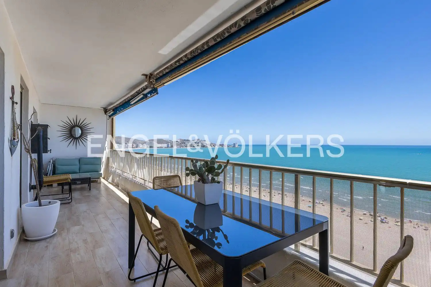 Balcony of Flat for rent in Cullera  with Heating, Terrace and Swimming Pool