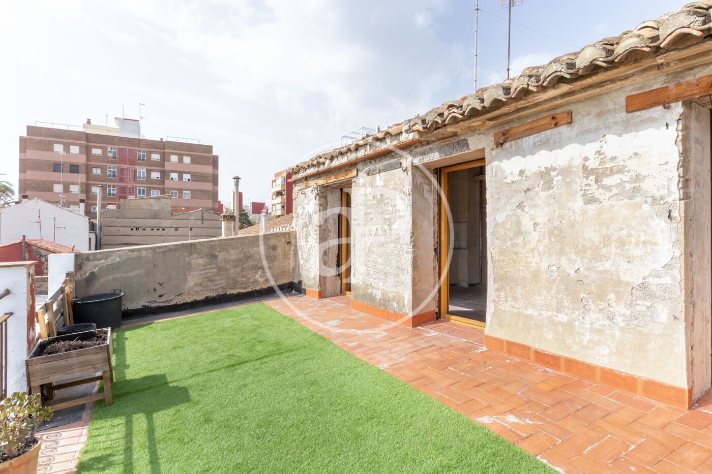 Terrace of Attic for sale in  Valencia Capital  with Heating, Terrace and Balcony