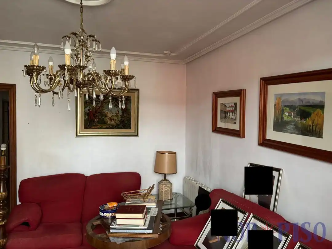Wohnzimmer von Wohnung zum Verkauf in Bilbao  mit Heizung und Balkon