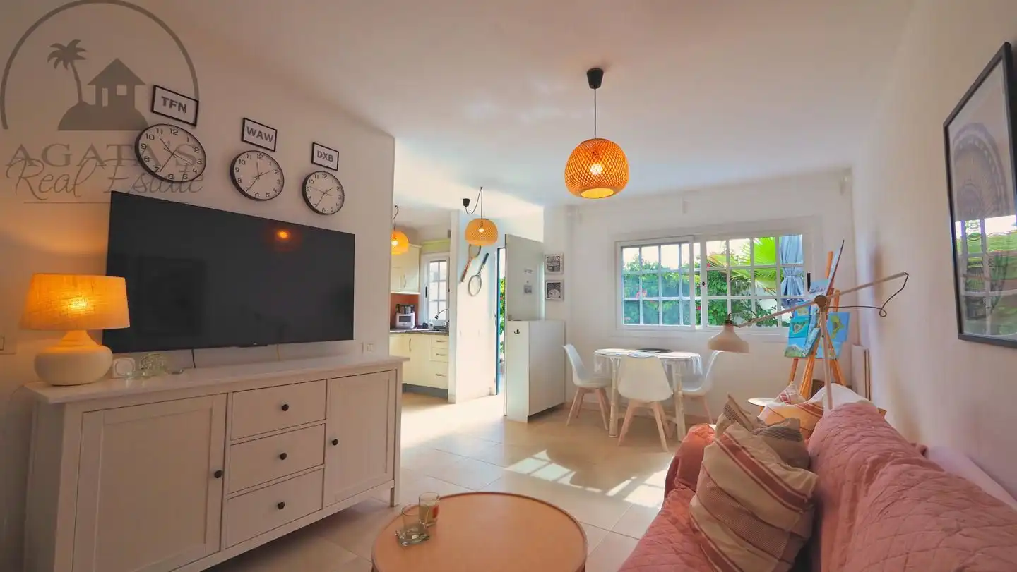 Wohnzimmer von Haus oder Chalet zur Miete in Los Silos mit Terrasse