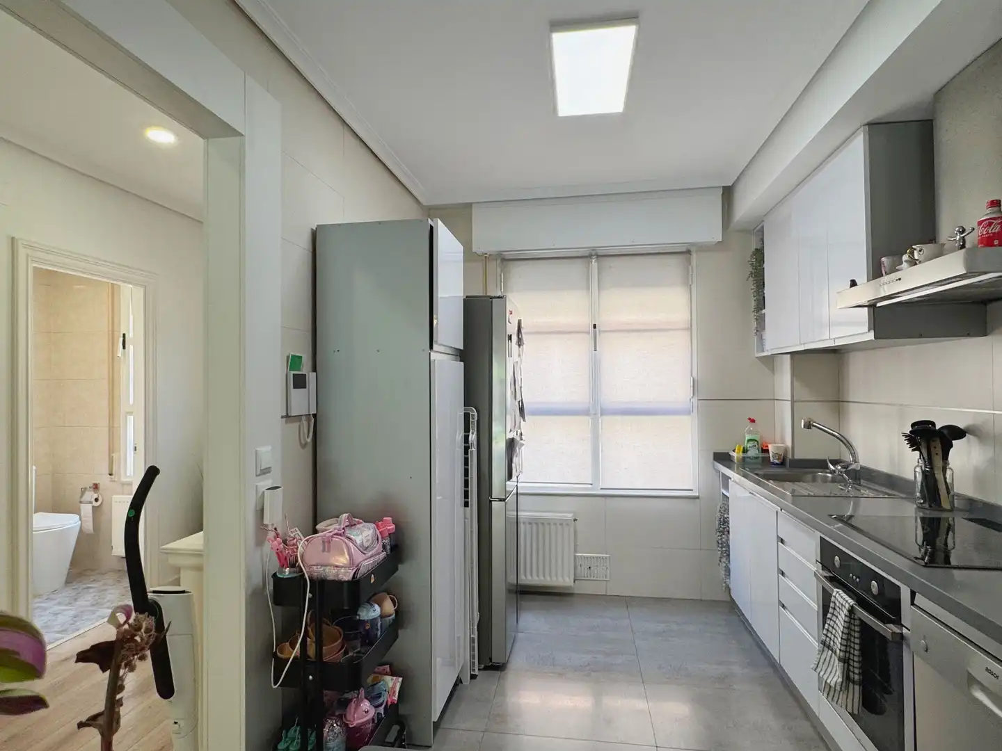 Cocina de Casa adosada en venta en Lardero con Aire acondicionado, Calefacción y Jardín privado