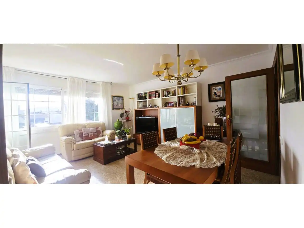 Living room of Apartments for sale in Terrassa  with Air Conditioner, Heating and Terrace