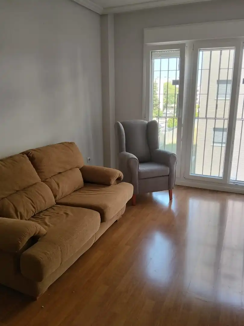Sala de estar de Piso de alquiler en Sevilla con Aire acondicionado, Parquet y Terraza