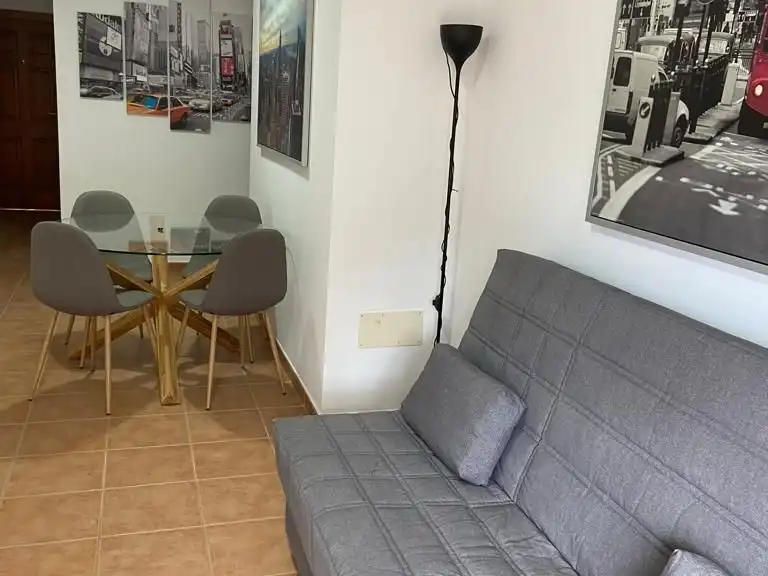 Sala d'estar de Apartament en venda en San Miguel de Abona amb Terrassa, Moblat i Forn