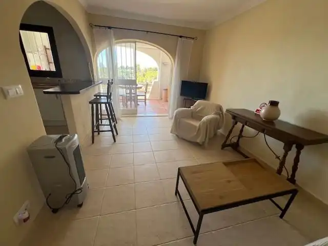 Sala de estar de Piso en venta en Benissa con Aire acondicionado, Jardín privado y Terraza