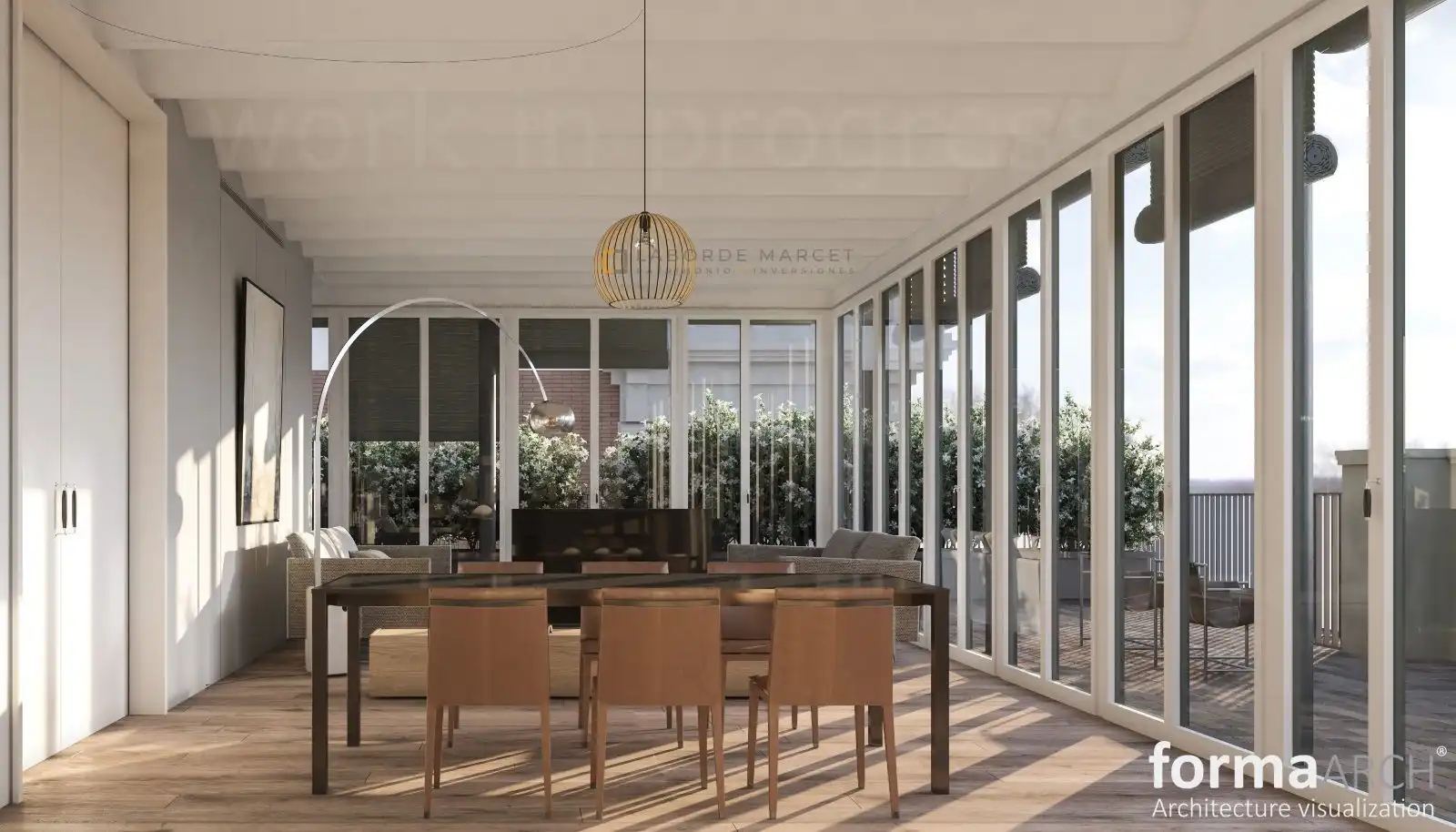 Terrasse von Wohnung zum Verkauf in Barcelona mit Terrasse