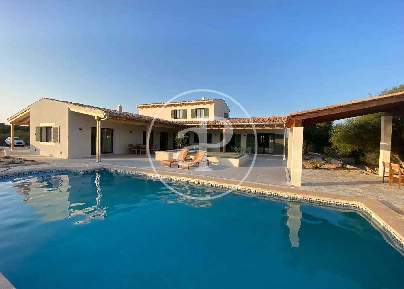 Swimming pool of Houses for rent in Campos  with Air Conditioner, Heating and Private garden