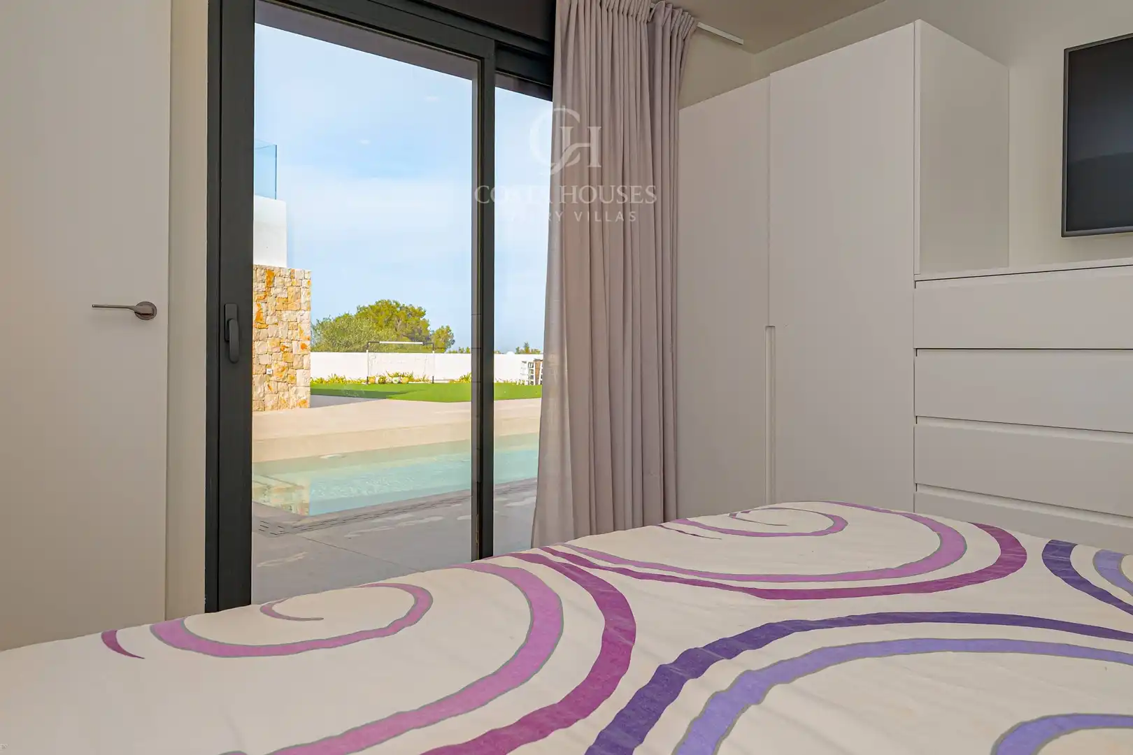 Bedroom of Houses for sale in Dénia  with Air Conditioner, Heating and Private garden