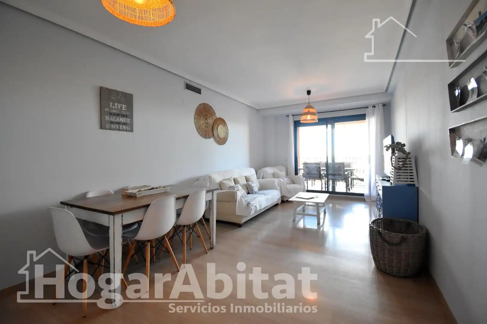 Living room of Flat for sale in Dénia  with Private garden, Terrace and Furnished