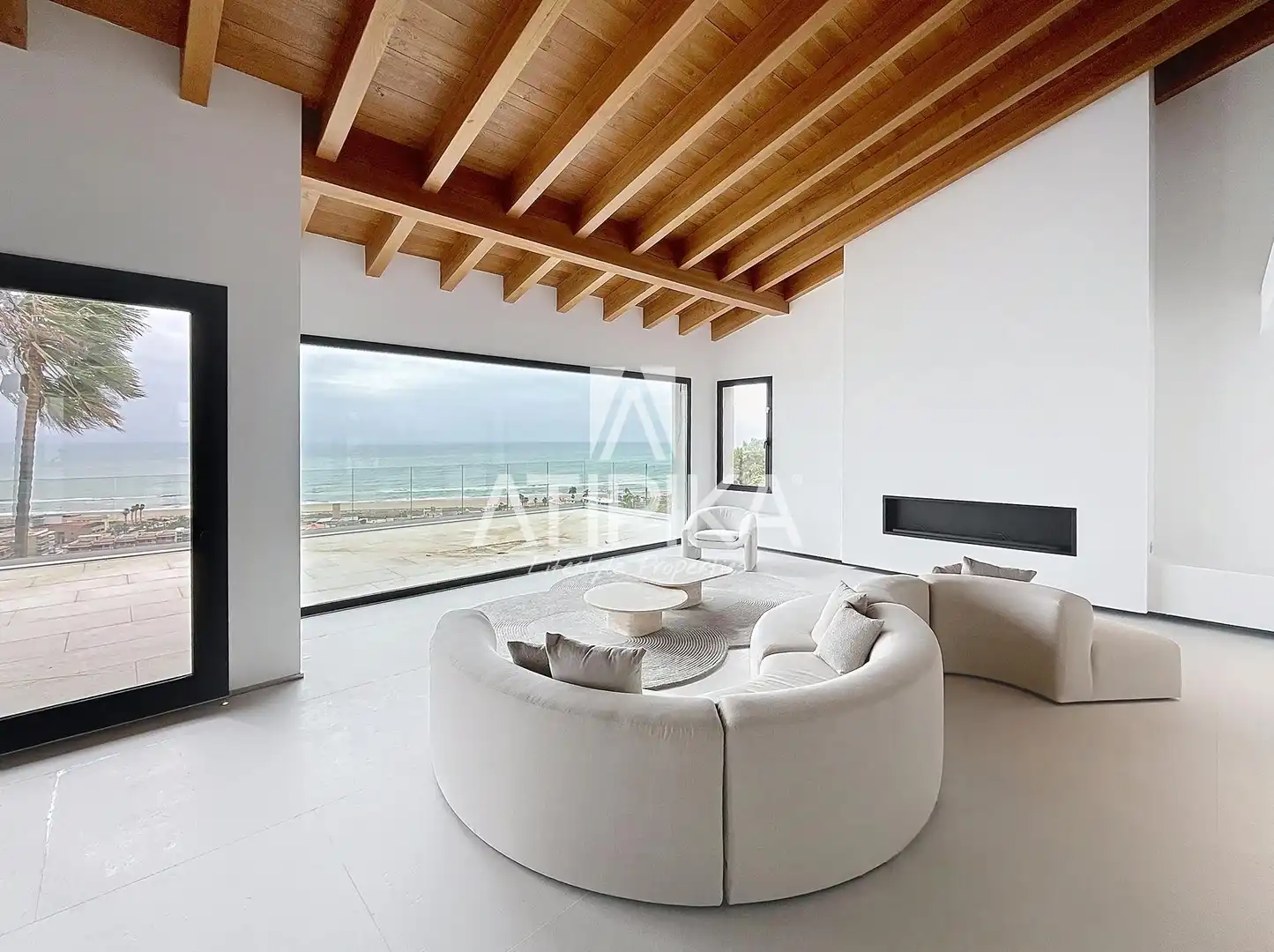 Living room of Houses for rent in Castelldefels  with Air Conditioner, Heating and Terrace
