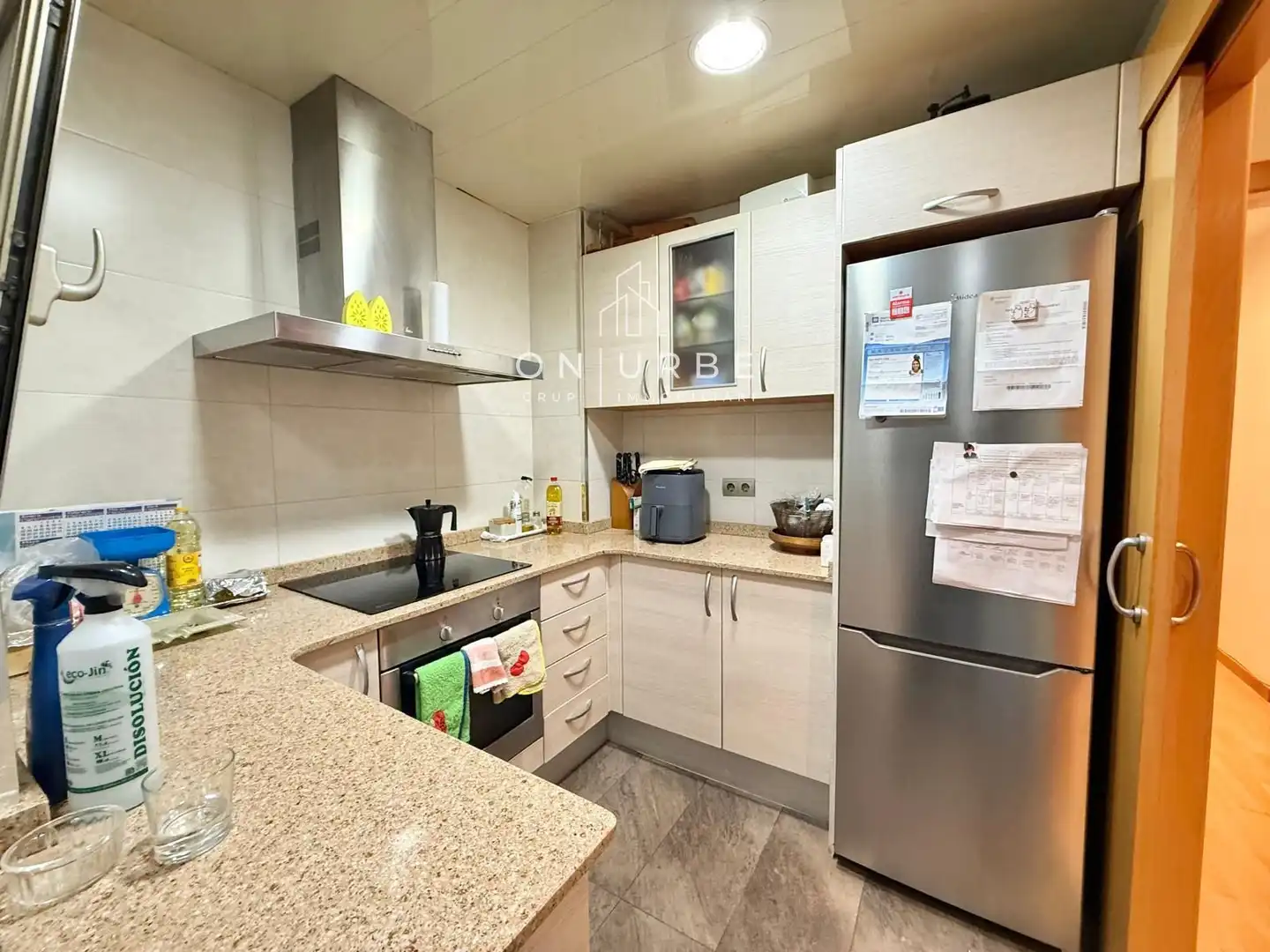 Kitchen of Flat for sale in Barcelona  with Air Conditioner and Terrace