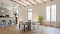 Dining room of Flat for sale in  Barcelona Capital  with Air Conditioner and Balcony