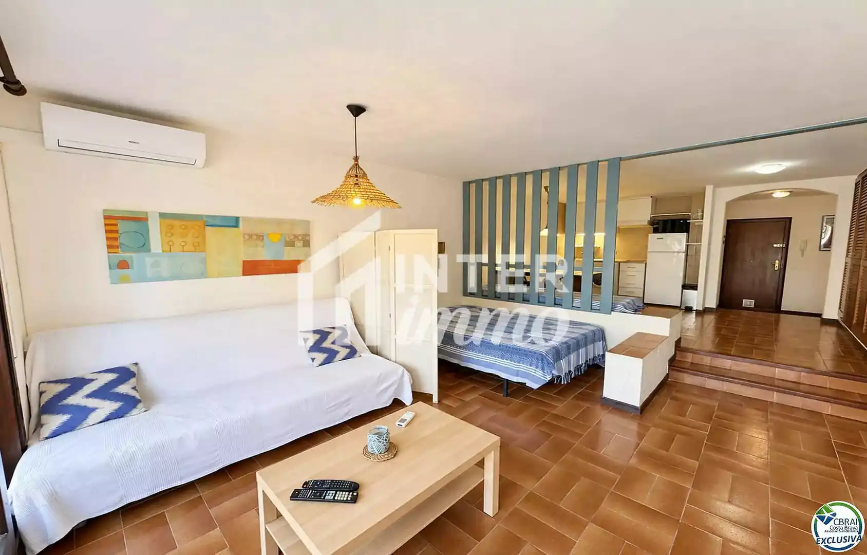 Living room of Study for sale in Roses  with Air Conditioner, Terrace and Furnished