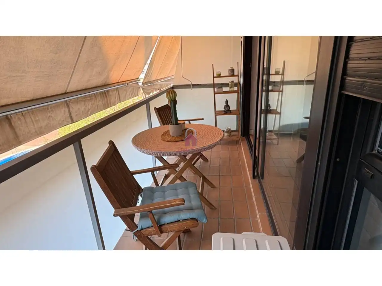 Balcony of Flat for sale in Terrassa  with Air Conditioner, Heating and Storage room