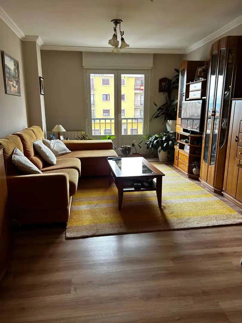 Living room of Flat for sale in Boiro  with Heating, Parquet flooring and Storage room
