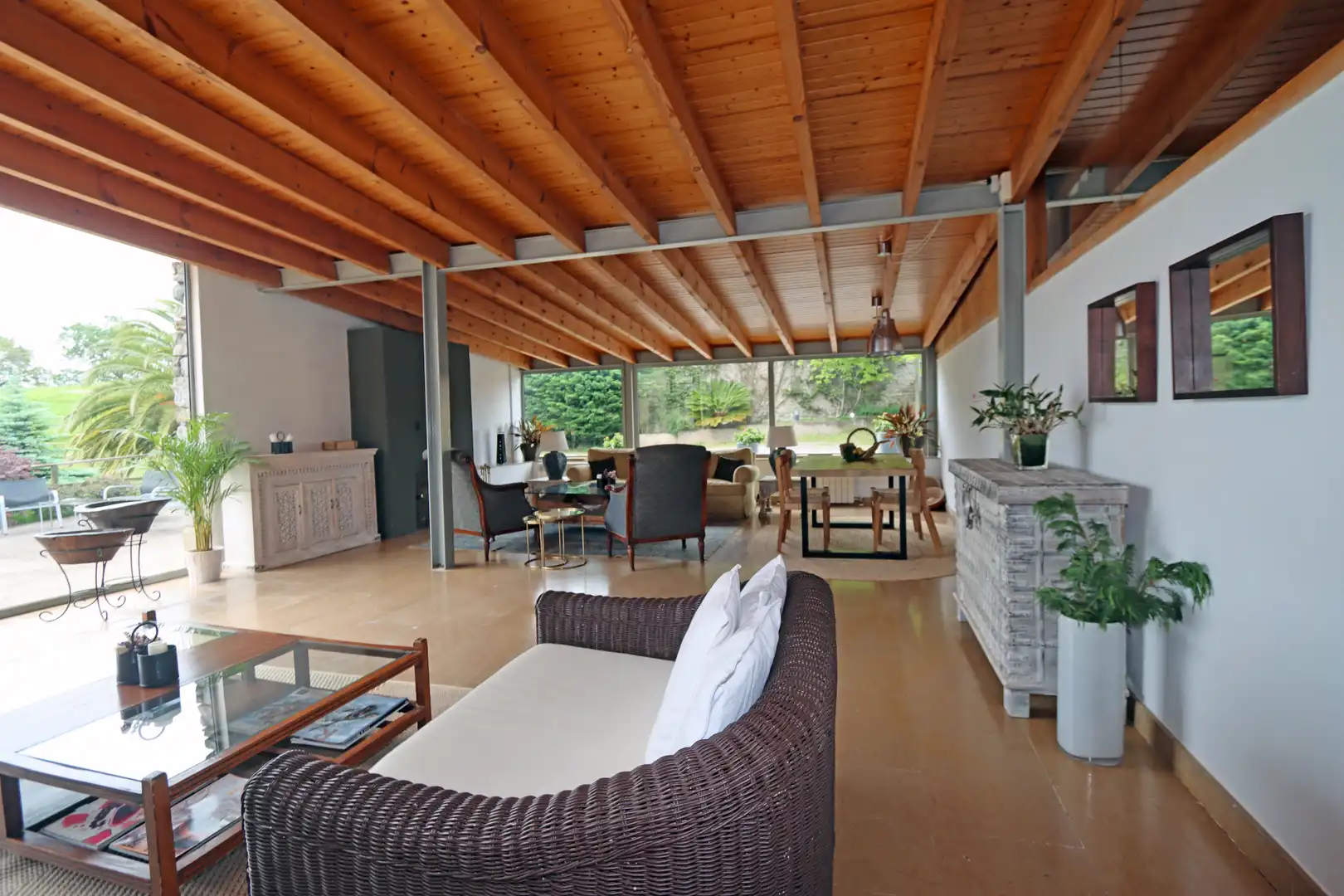 Living room of Houses for sale in Caravia  with Heating, Private garden and Parquet flooring