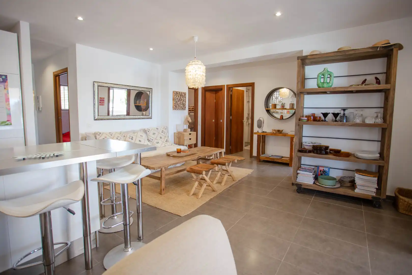 Sala d'estar de Apartament en venda en Sant Josep de sa Talaia amb Aire condicionat, Calefacció i Terrassa
