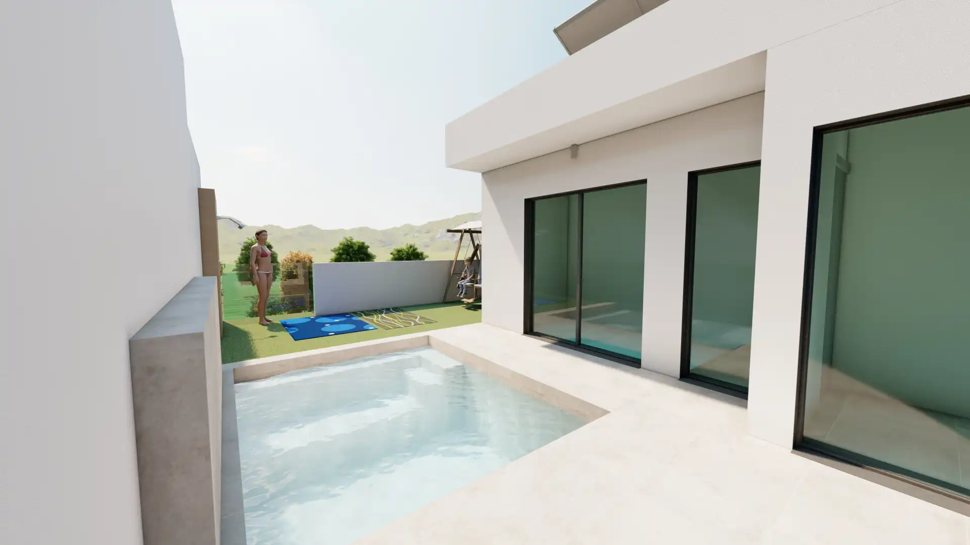 Piscina de Casa o chalet en venta en Jaén con Aire acondicionado, Calefacción y Terraza