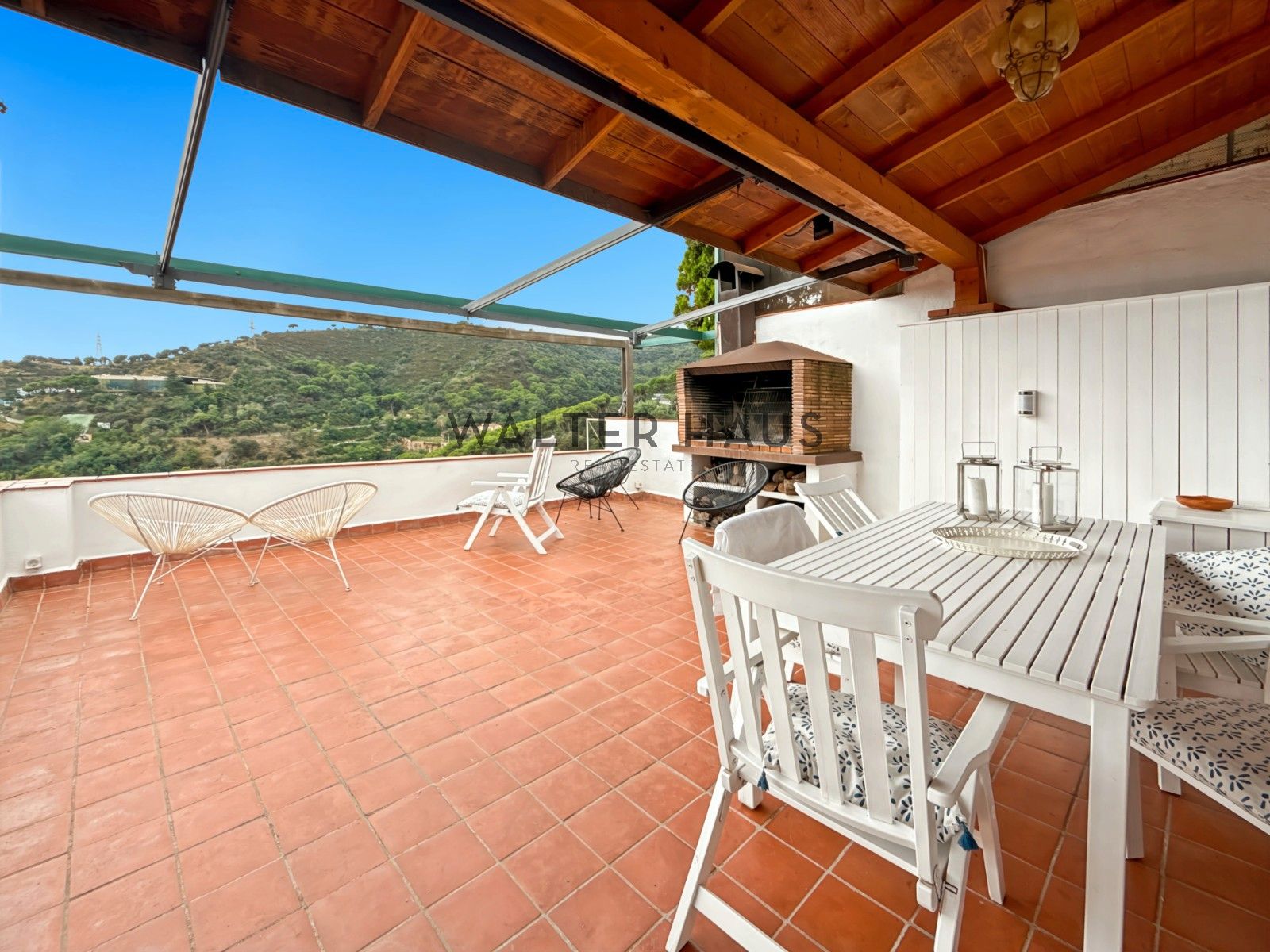 Terrace of House or chalet to rent in  Barcelona Capital  with Air Conditioner, Heating and Parquet flooring