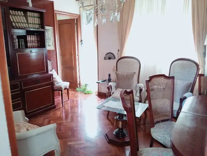 Wohnzimmer von Wohnung zum Verkauf in Santander mit Parkett, Möbliert und Waschmaschine