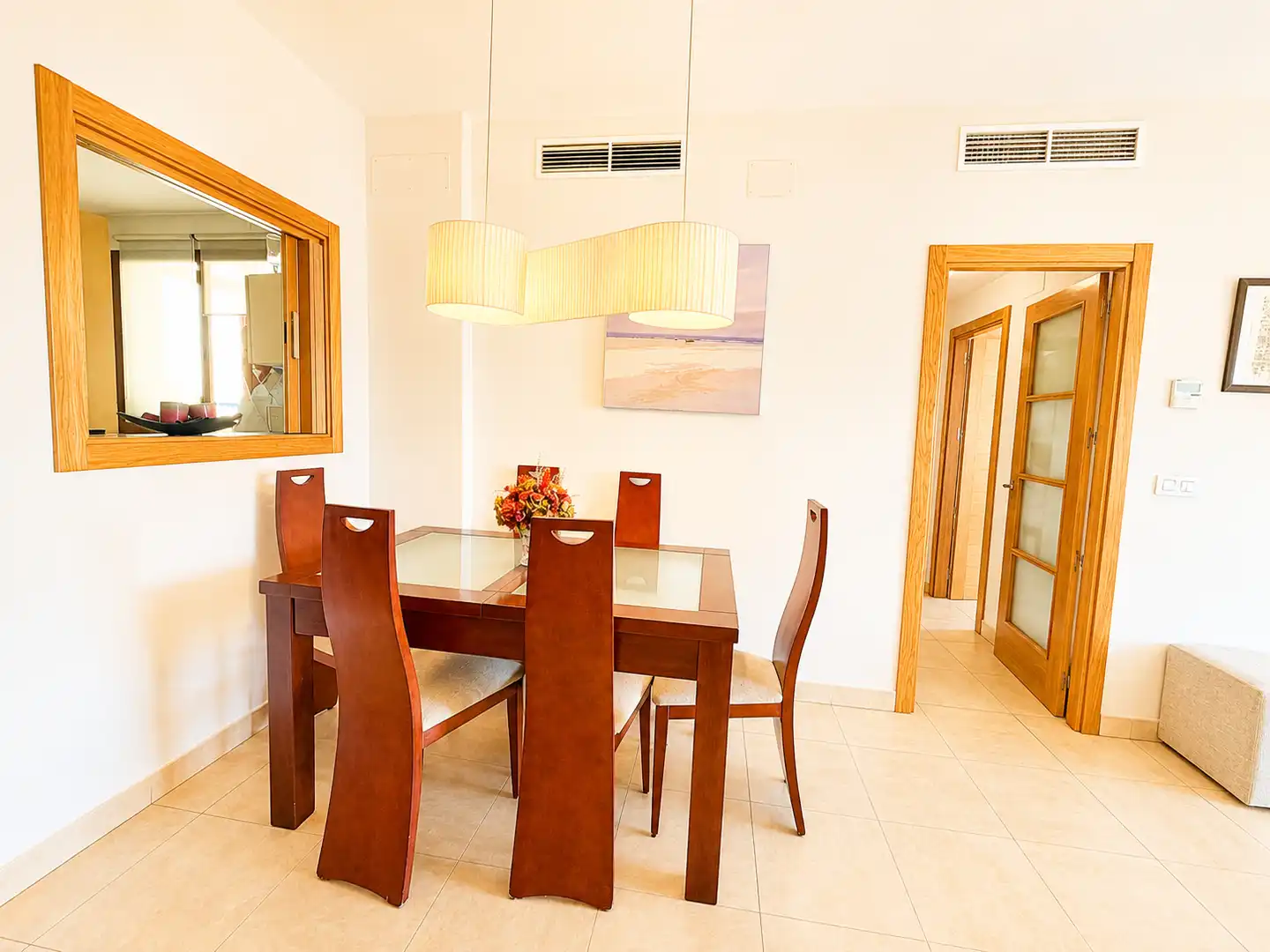 Dining room of Flat for sale in Sevilla  with Air Conditioner and Community pool