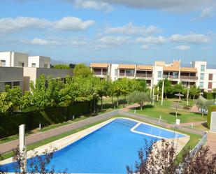 Piscina de Apartament en venda en San Jorge / Sant Jordi amb Aire condicionat i Terrassa