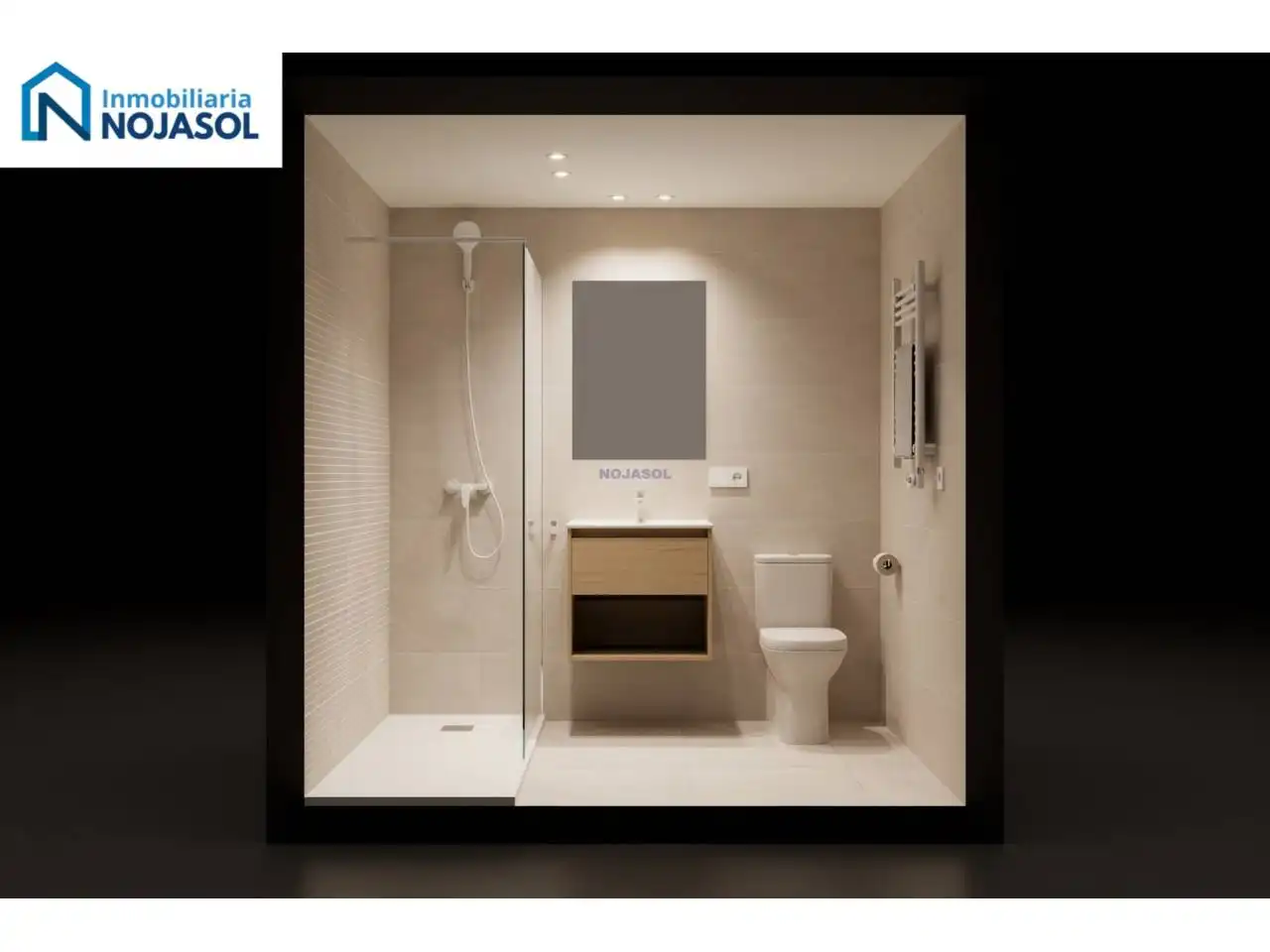 Baño de Apartamento en venta en Noja con Calefacción, Jardín privado y Terraza